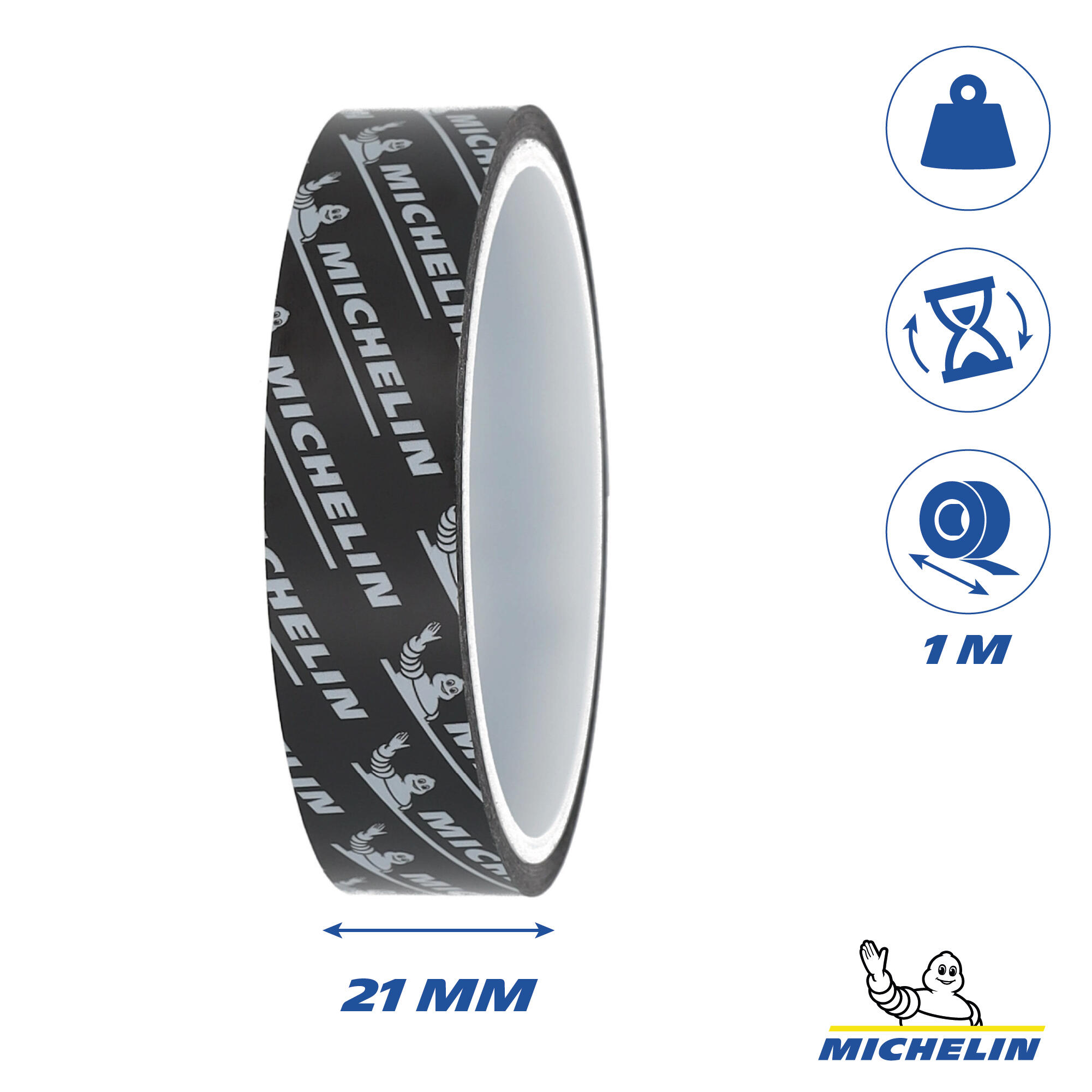 Fond de jante tubeless 21 mm x 10 M MICHELIN - Compatible VTT, vélo de montagne 2/5