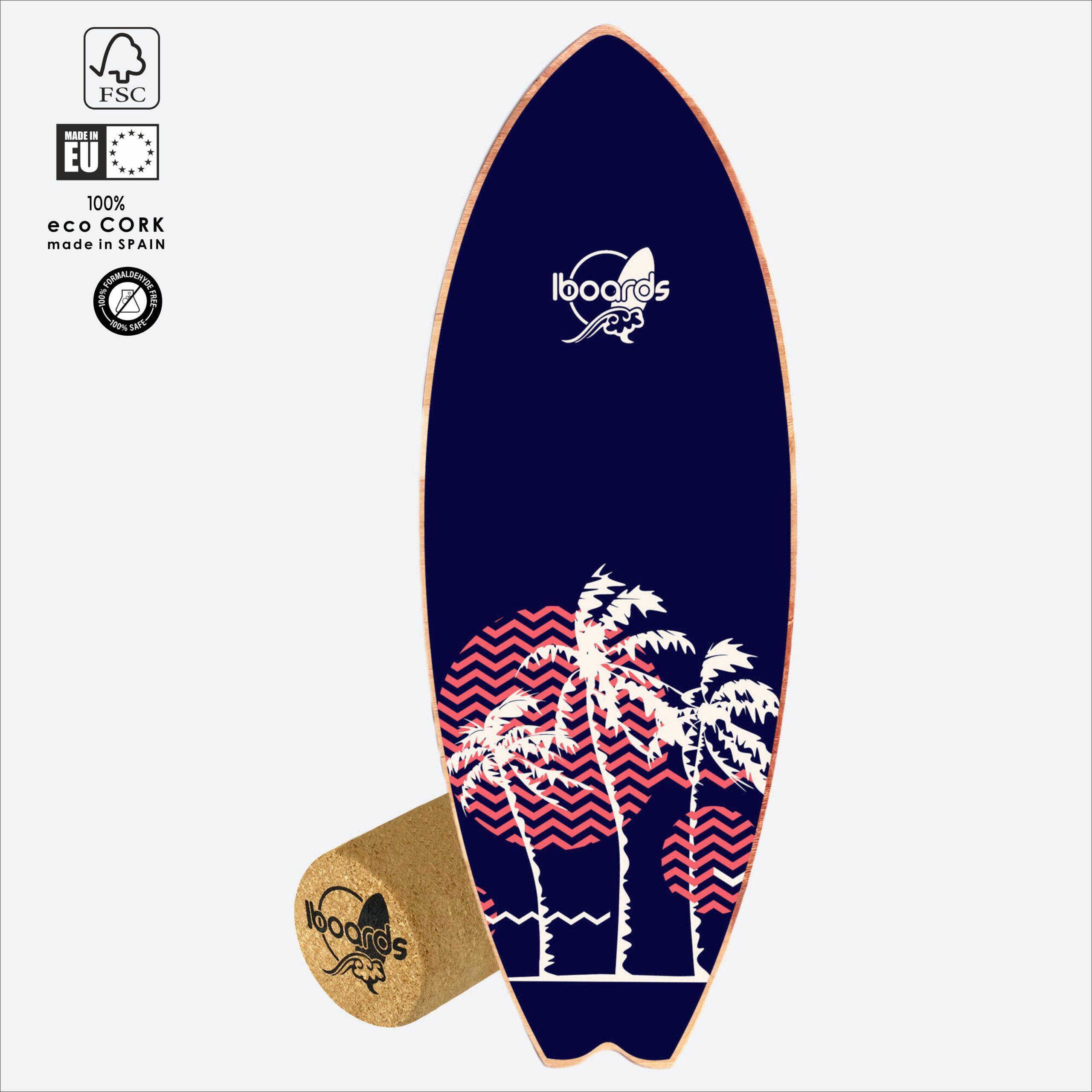 IBOARDS Balance Board IBOARDS Beach – Tabla de equilibrio surf