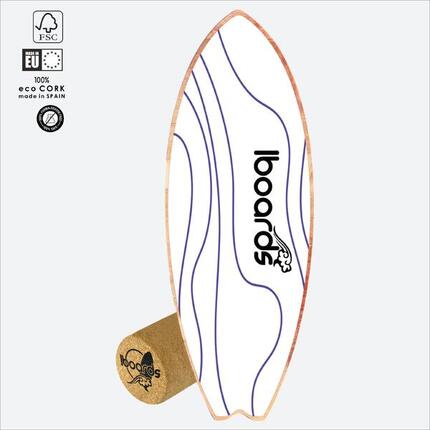 Balance Board IBOARDS Iline – Surf Trainer mit Korkrolle