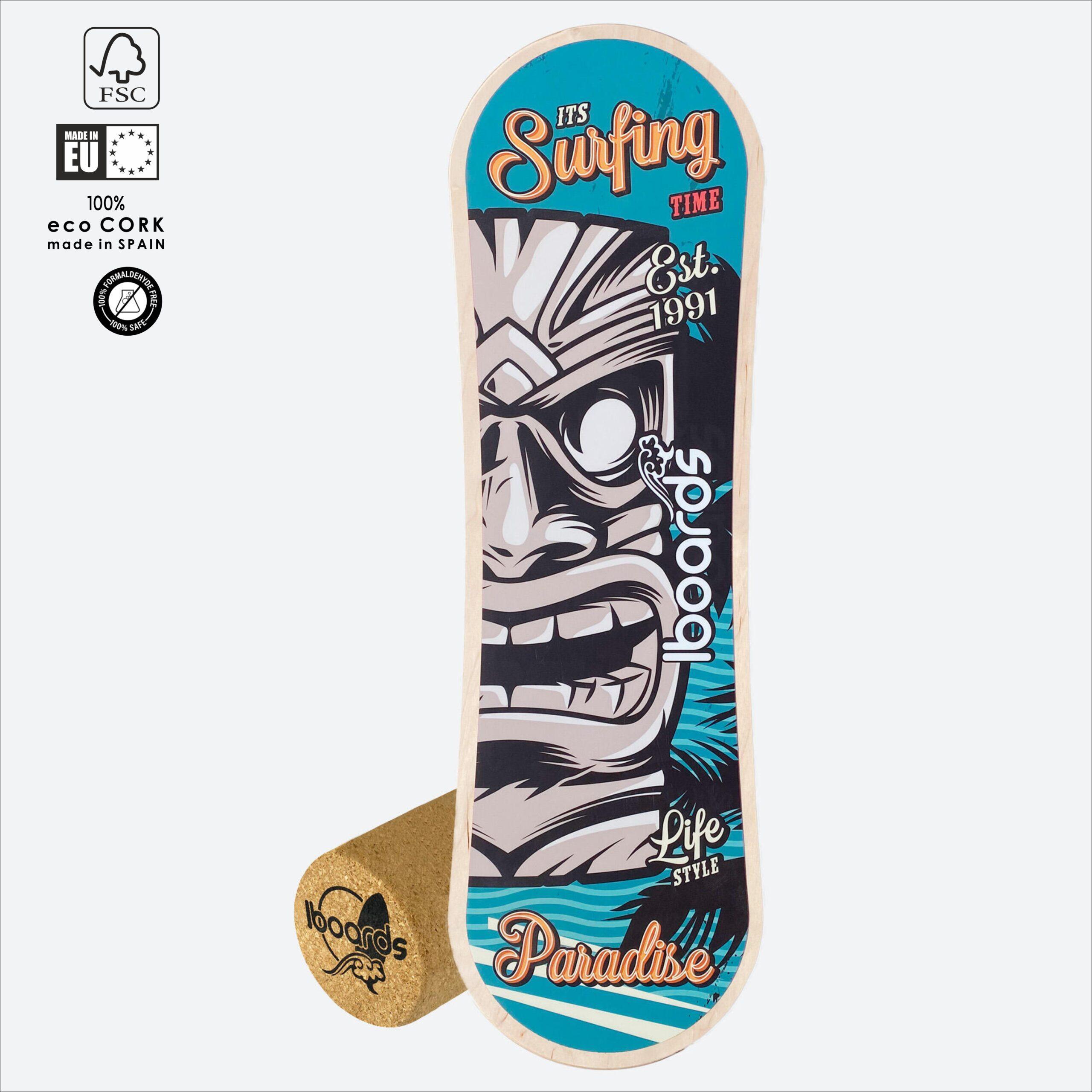 IBOARDS Balance Board IBOARDS Waitiki – Tabla de equilibrio skate/snow