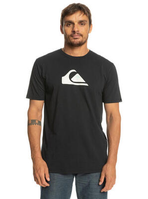 T-shirt comp logo schwarz heren