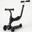 Qplay Sema Step Scoot and Ride - Trottinette d'Équilibre 5-en-1 - Noir