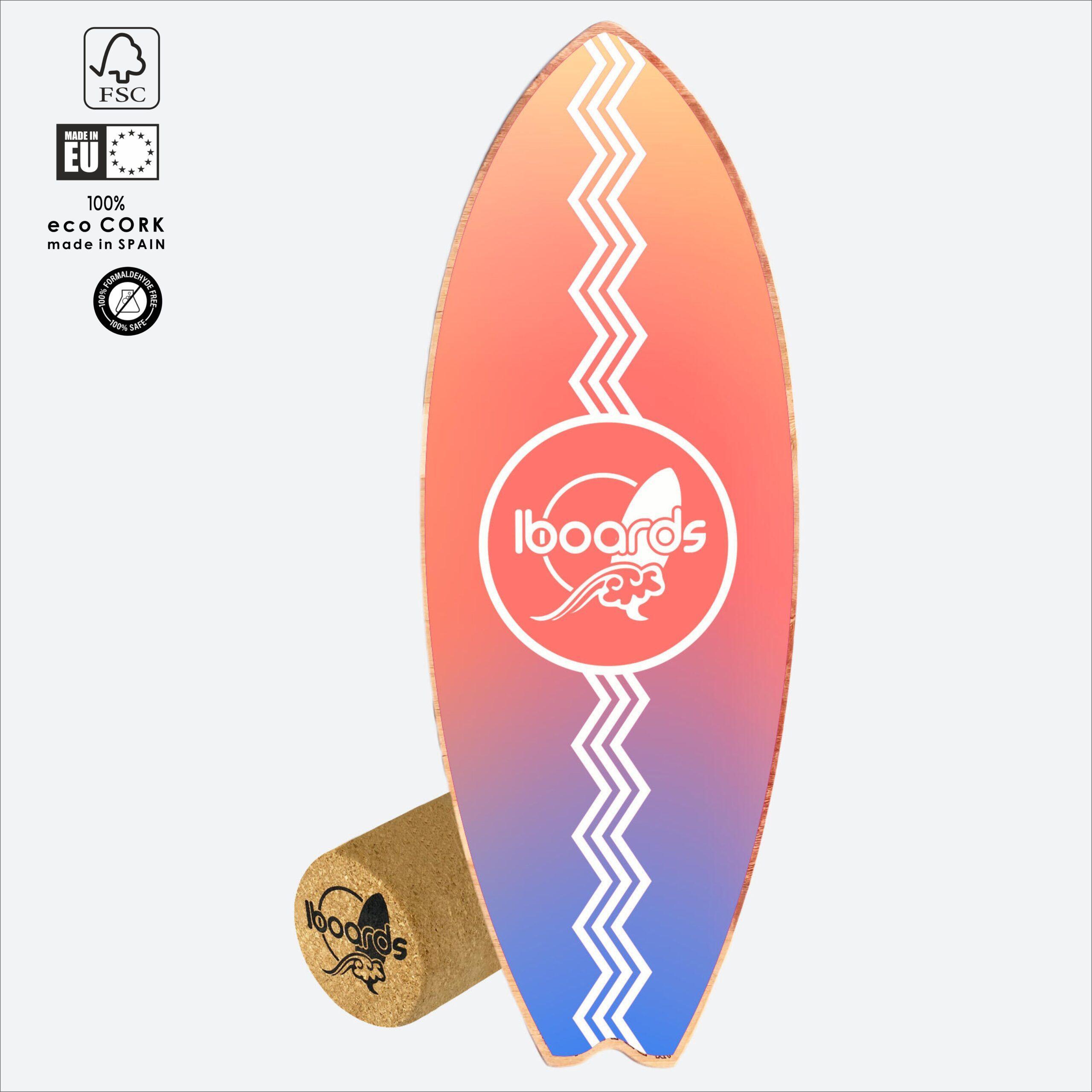IBOARDS Balance Board IBOARDS Surf – Tabla de equilibrio surf
