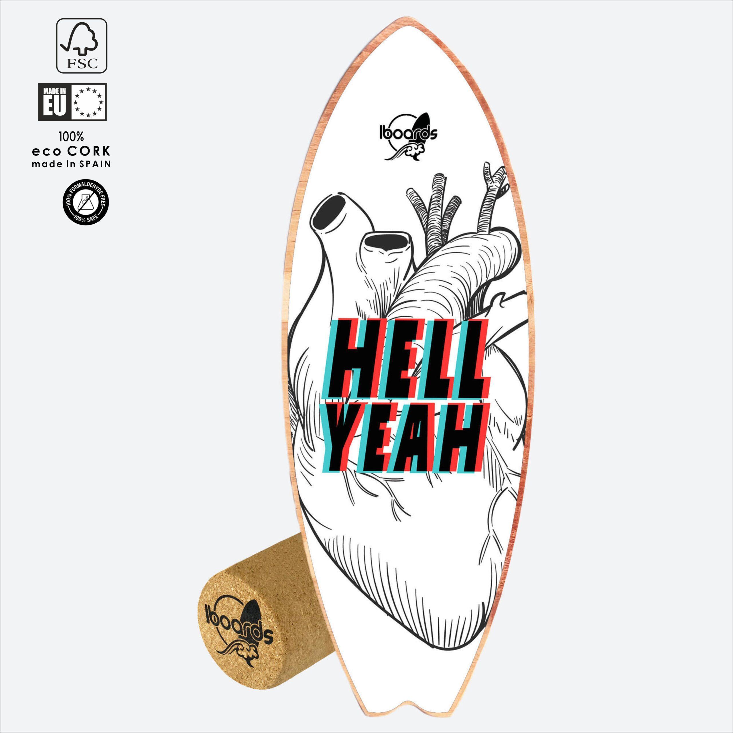 IBOARDS Balance Board IBOARDS Heel – Tabla de equilibrio surf