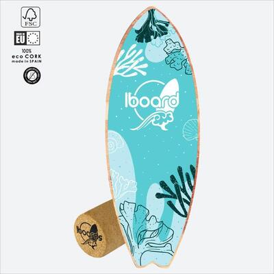 Balance Board Palm – Surf Trainer mit Korkrolle