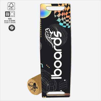 Balance Board IBOARDS Fitness – Fitness Trainer mit Korkrolle