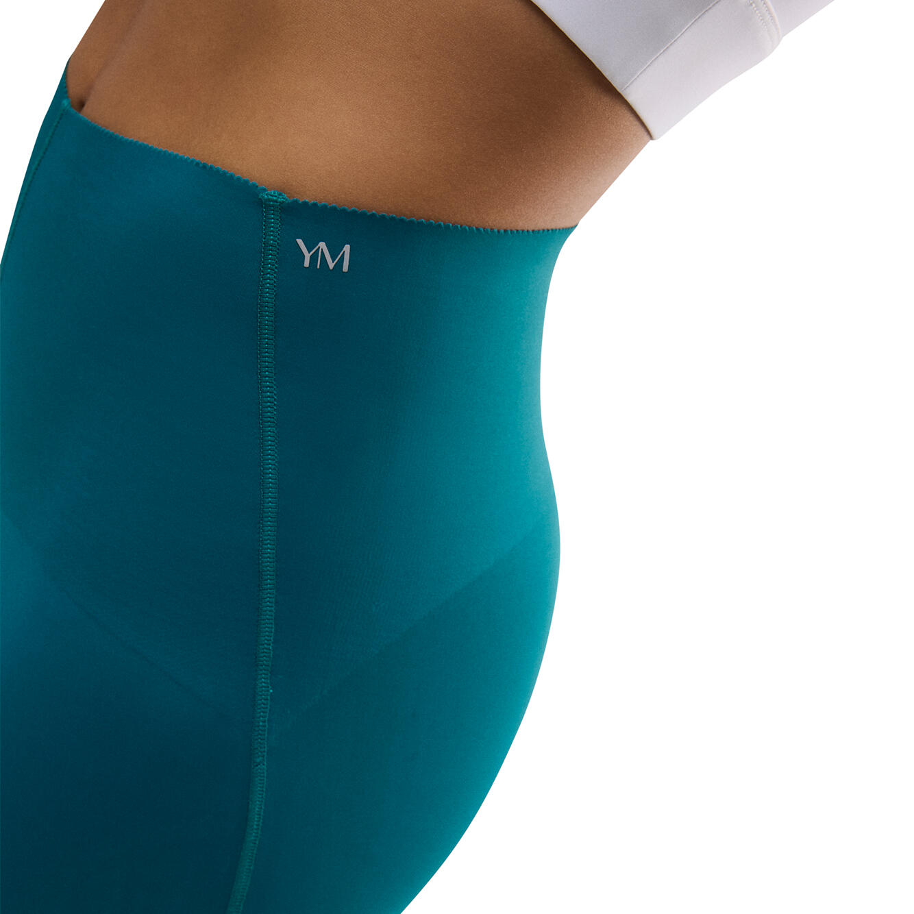 Leggings deportivos compressive biker vientre plano verde 5/7