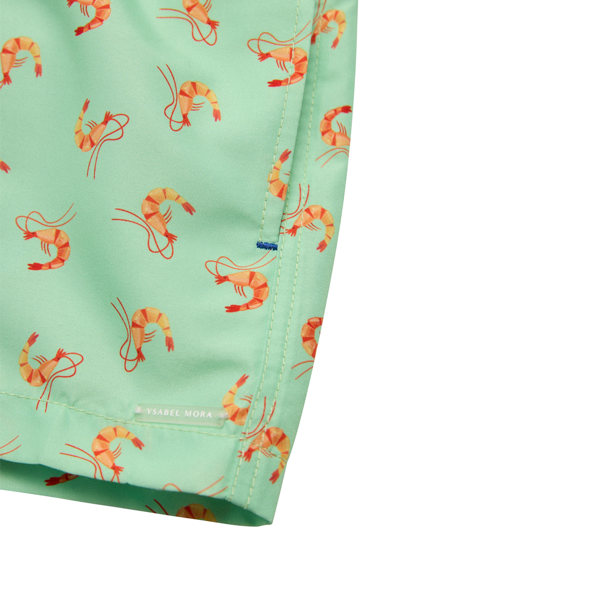 Maillot de bain garçon court imprimé fruits de mer 2/7