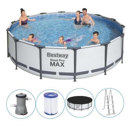 Bestway - Steel Pro MAX - Schwimmbecken mit Filterpumpe - 427x107 cm
