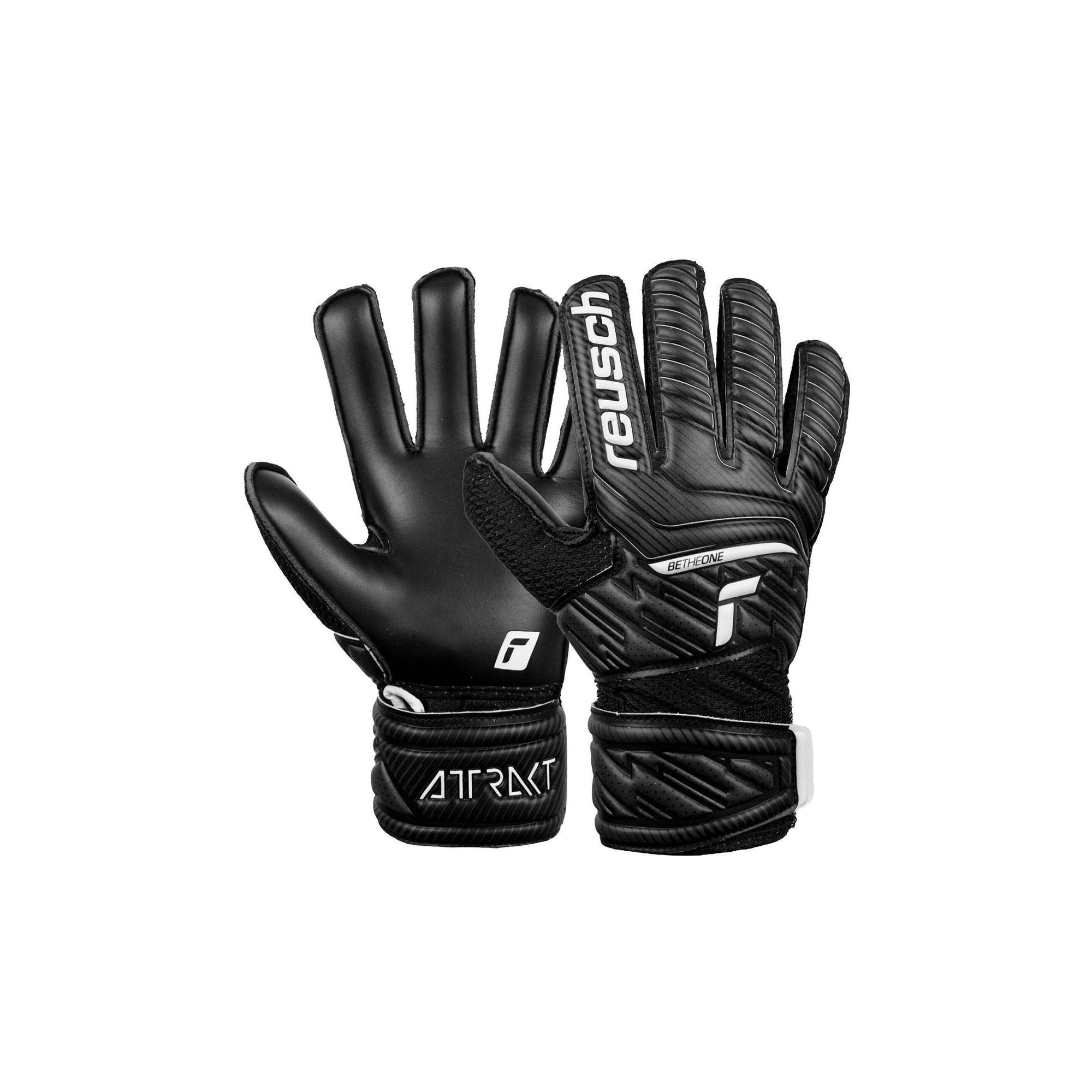 Reusch - Gants De Gardien Enfant Reusch Attrakt Solid - Gants De Gardien - Noir - 8 À 10 Ans - Decathlon
