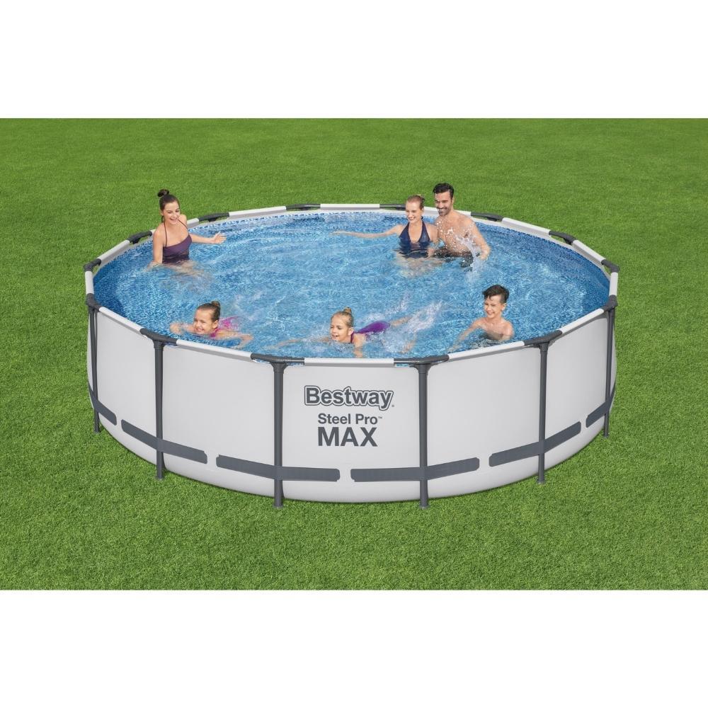 Bestway - Steel Pro MAX - Piscine tubulaire - 427x107 cm - Ronde 2/7
