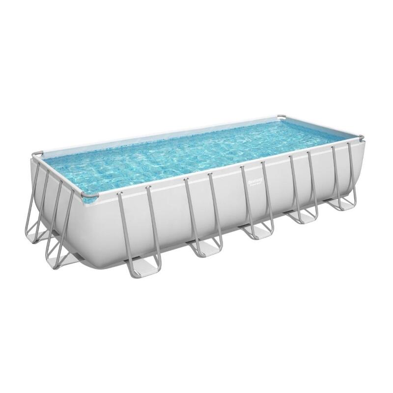Bestway - Power Steel - Piscine tubulaire - 640x274x132 cm - Rectangulaire