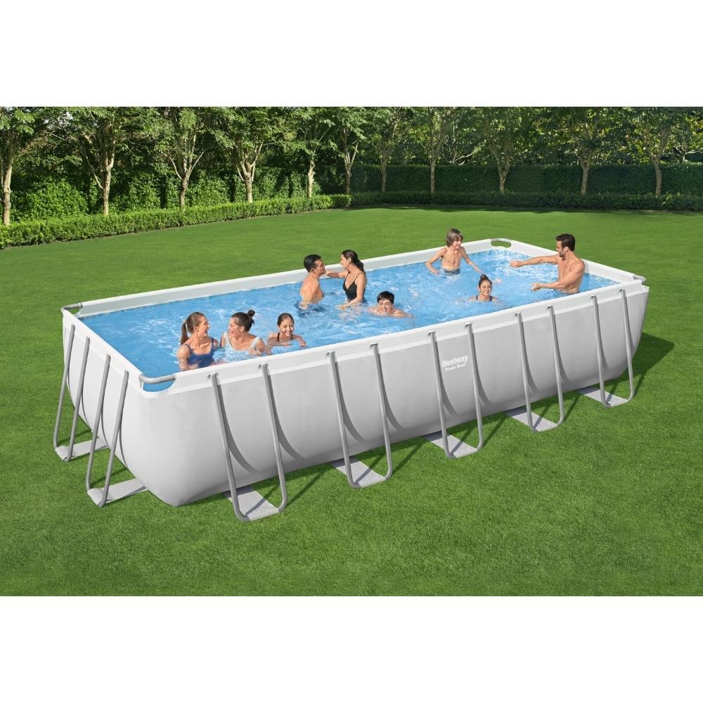 Bestway - Power Steel - Piscine tubulaire - 640x274x132 cm - Rectangulaire 2/7