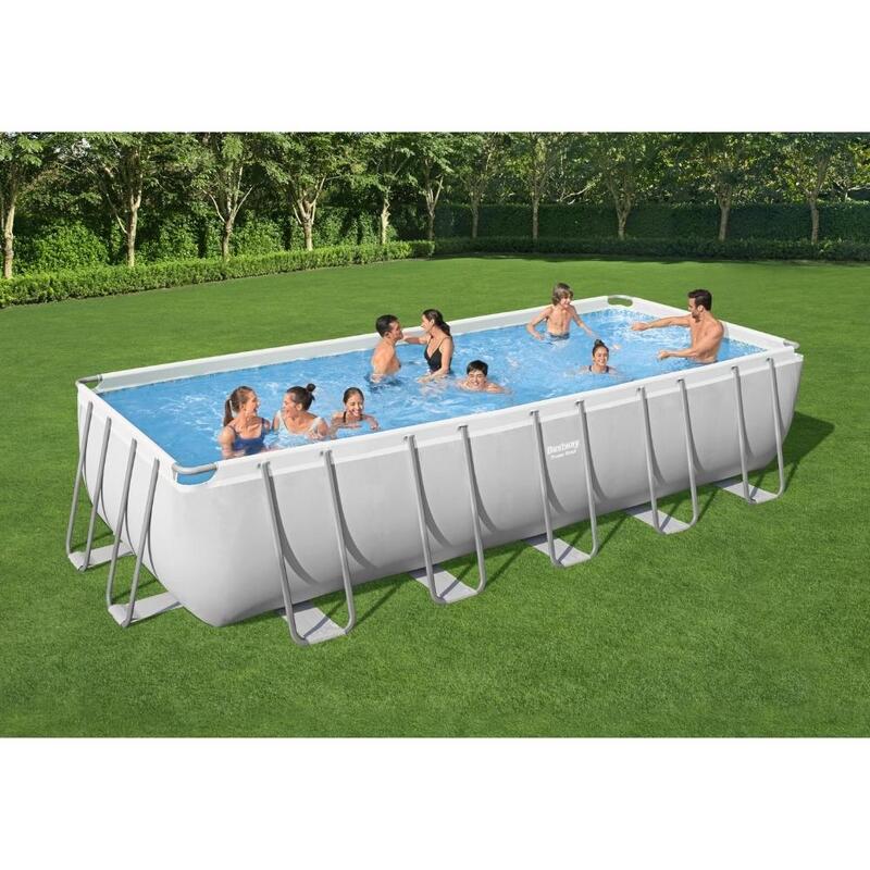 Bestway - Power Steel - Piscine tubulaire - 640x274x132 cm - Rectangulaire