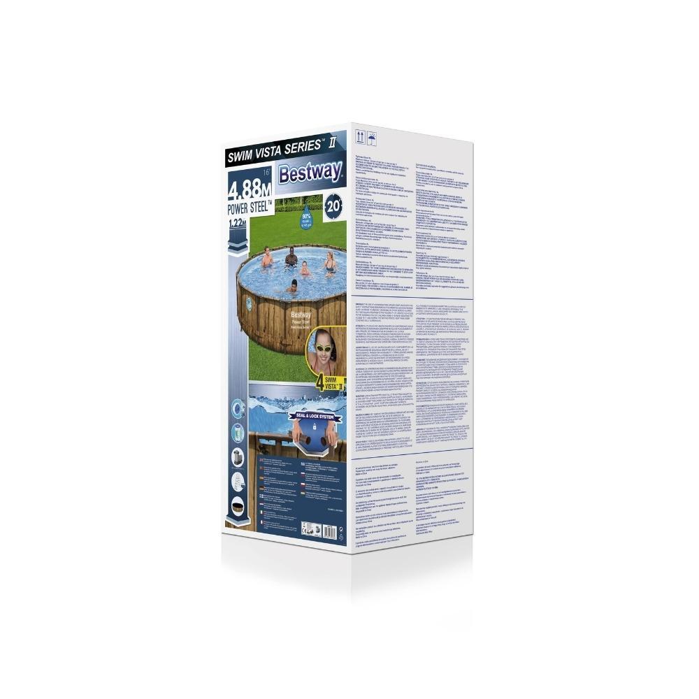 Bestway Conjunto de piscina Power Steel 488x122 cm 4/7