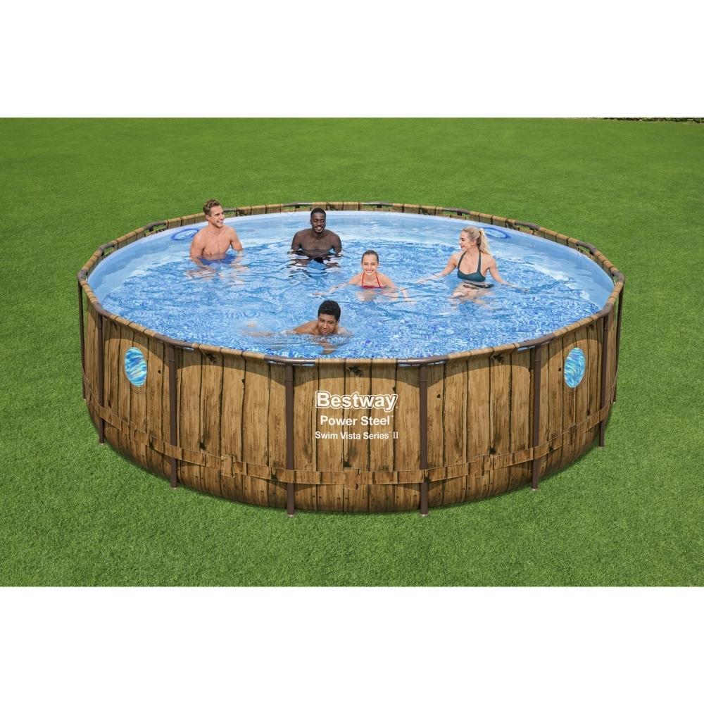 Bestway Conjunto de piscina Power Steel 488x122 cm 2/7