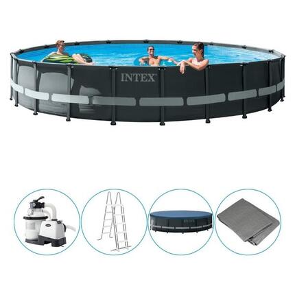 PISCINE TUBULAIRE RONDE INTEX ULTRA XTR 6.10 X 1.22 M