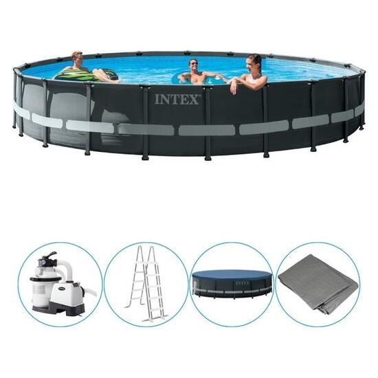 PISCINE TUBULAIRE RONDE INTEX ULTRA XTR 6.10 X 1.22 M
