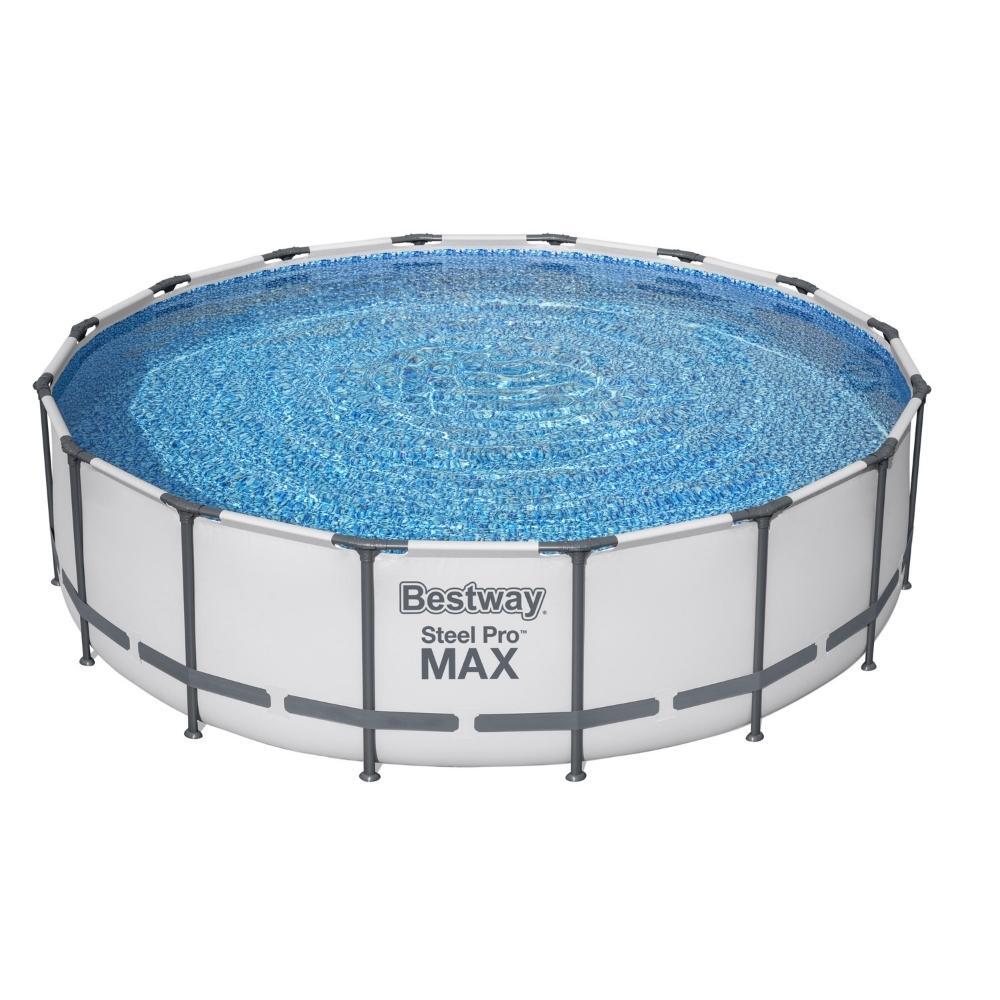 Bestway - Steel Pro MAX - Piscine tubulaire - 488x122 cm - Ronde 3/7
