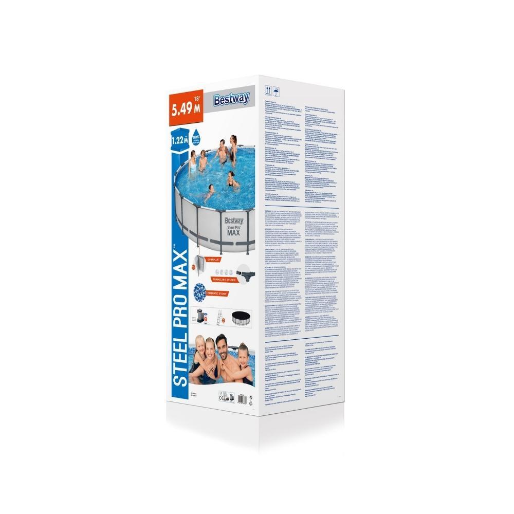 Bestway - Steel Pro MAX - Schwimmbecken mit Filterpumpe - 549x122 cm 4/7