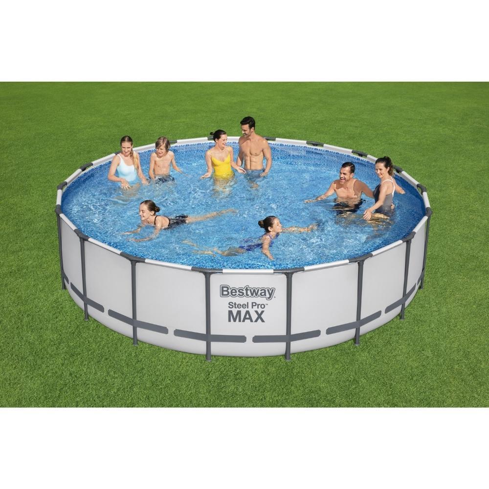 Bestway - Steel Pro MAX - Schwimmbecken mit Filterpumpe - 549x122 cm 2/7