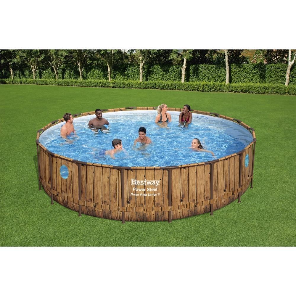 Bestway Conjunto de piscina Power Steel 549x122 cm 2/7
