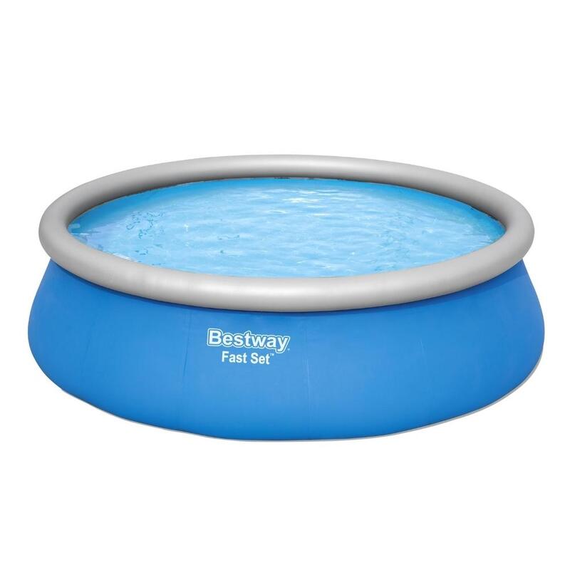 Bestway - Fast Set - Piscine gonflable - 457x122 cm - Ronde