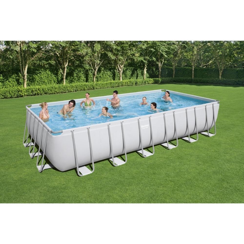 Bestway - Power Steel - Piscine tubulaire - 732x366x132 cm - Rectangulaire 2/7