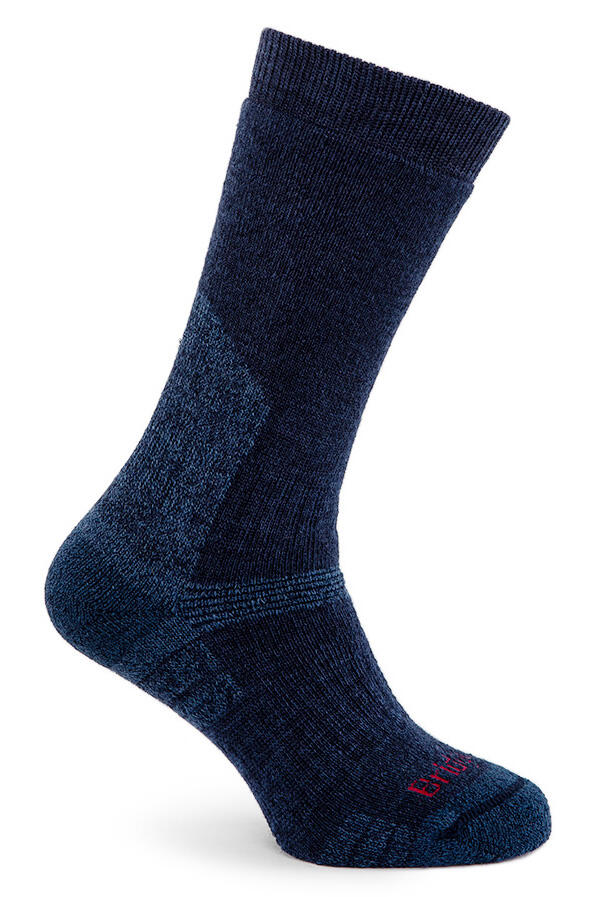 Męskie skarpety trekkingowe Bridgedale Heavyweight Performance Merino Navy