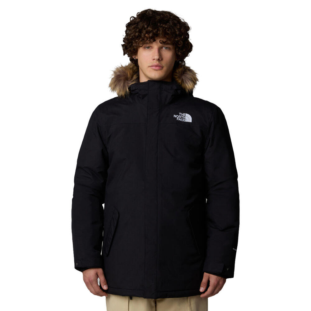 The North Face - Parka À Capuche The North Face Zaneck - Doudoune Synthétique - Blanc|noir - Decathlon