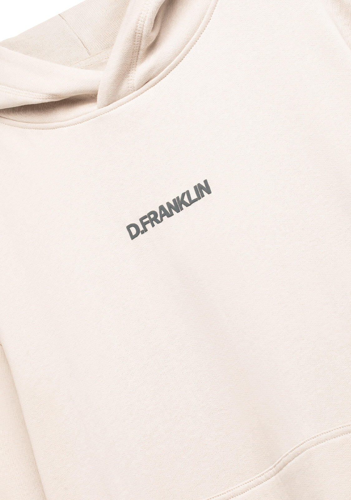 Sudadera Classic Oversize Hoodie Ice Gris D.Franklin 3/3