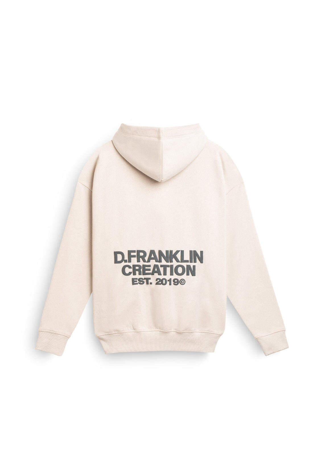 Sudadera Classic Oversize Hoodie Ice Gris D.Franklin 2/3