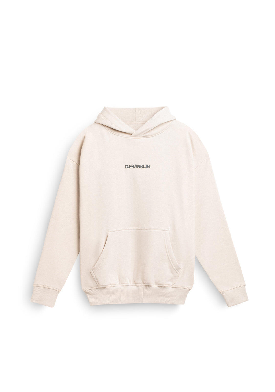 Sudadera Classic Oversize Hoodie Ice Gris D.Franklin 1/3