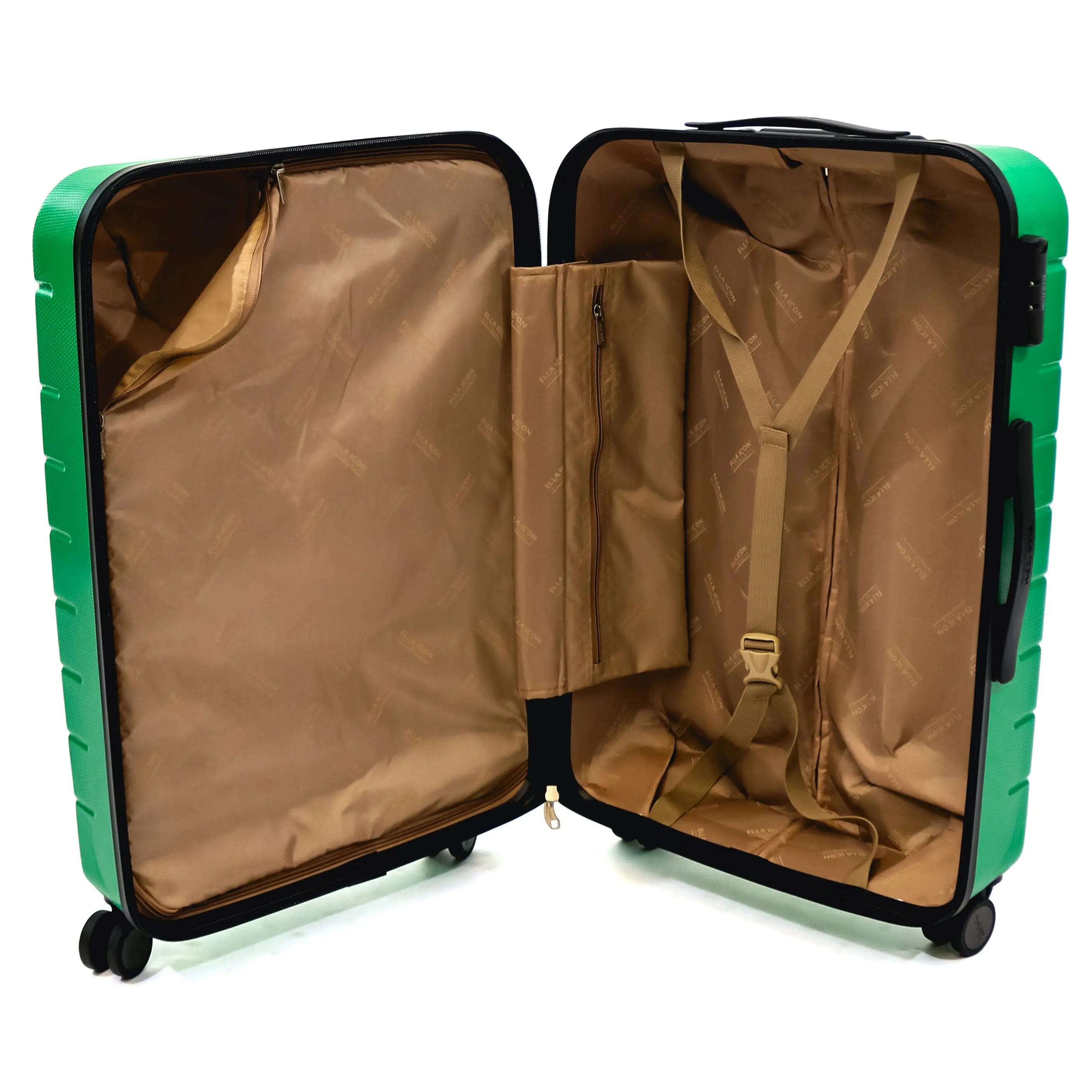 Set 4 Trolere Ella Icon Leaf, ABS, Verde 7/7