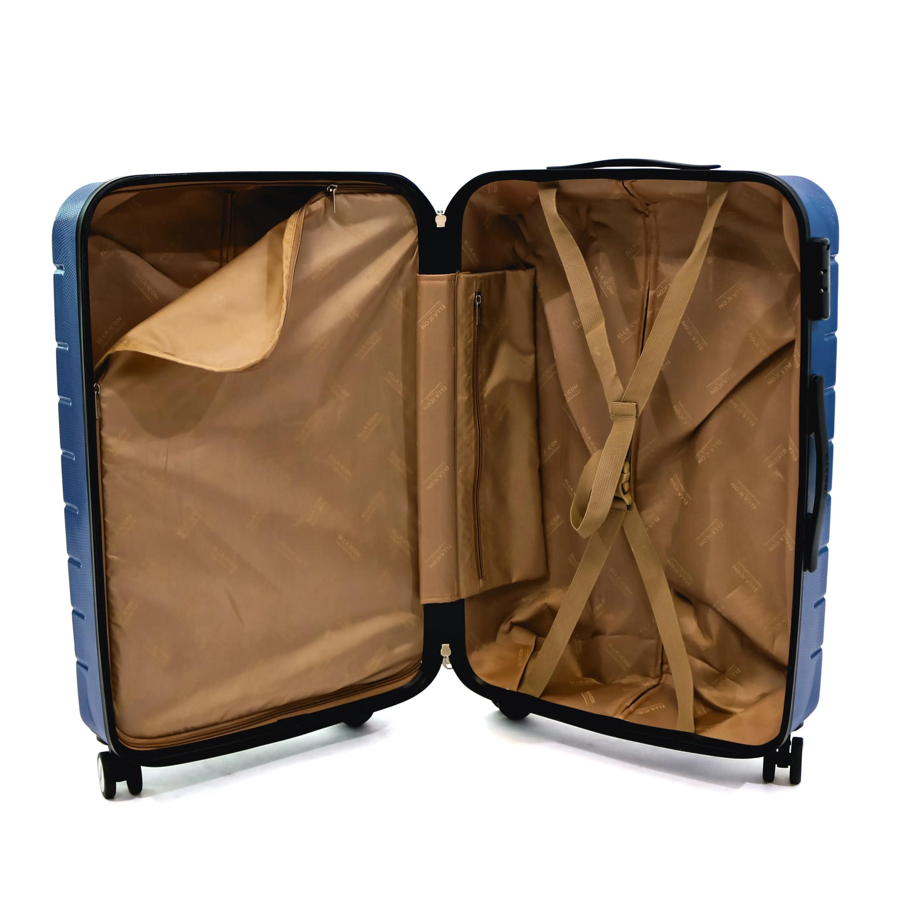 Set 4 Trolere Ella Icon Leaf, ABS, Albastru 7/7