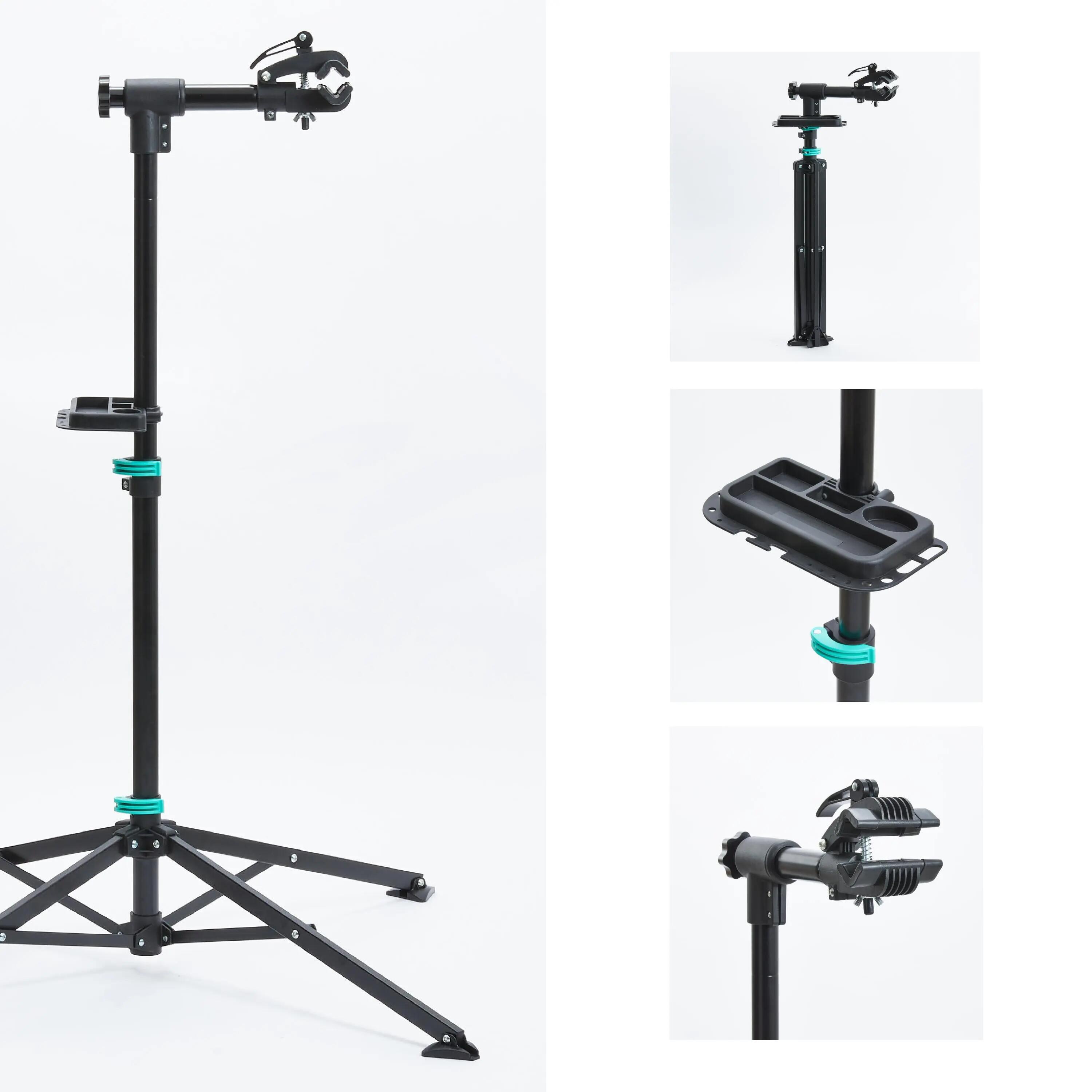 Seconde vie PIED D'ATELIER VELO PLIABLE EASYWORK III NOIR 3/4