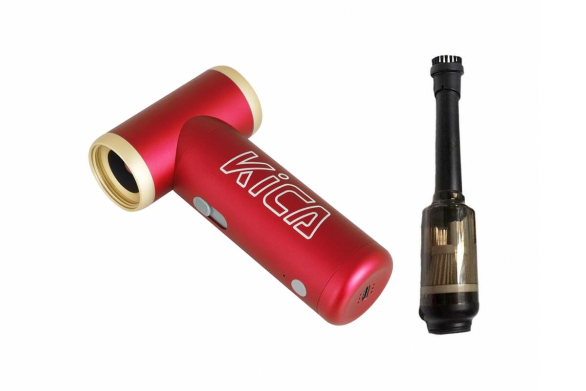 KICA Jet Fan 2 ventilátor + nástavec na vysávání (červený)