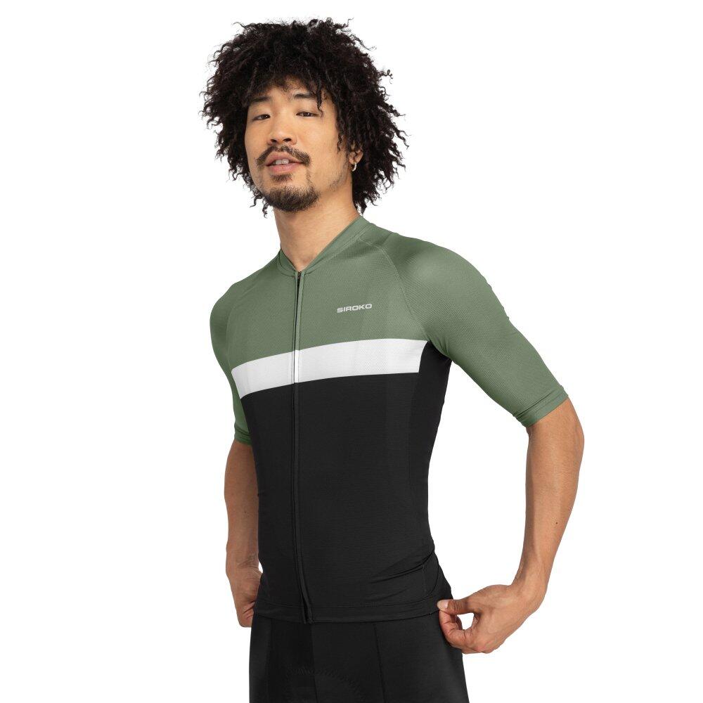 SIROKO Maglia da ciclismo ultraleggera da uomo M3 Grand Master Nero