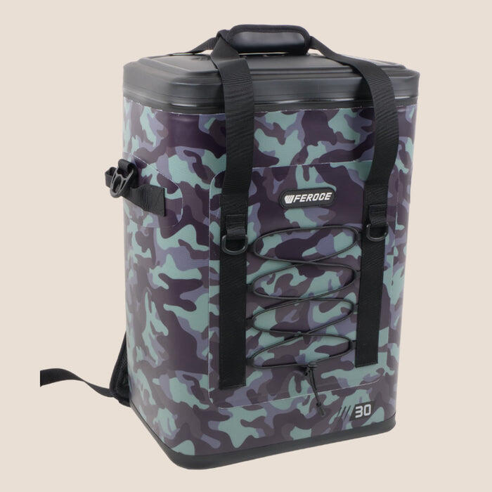 FEROCE Borsa frigo 30L Verde e Grigia