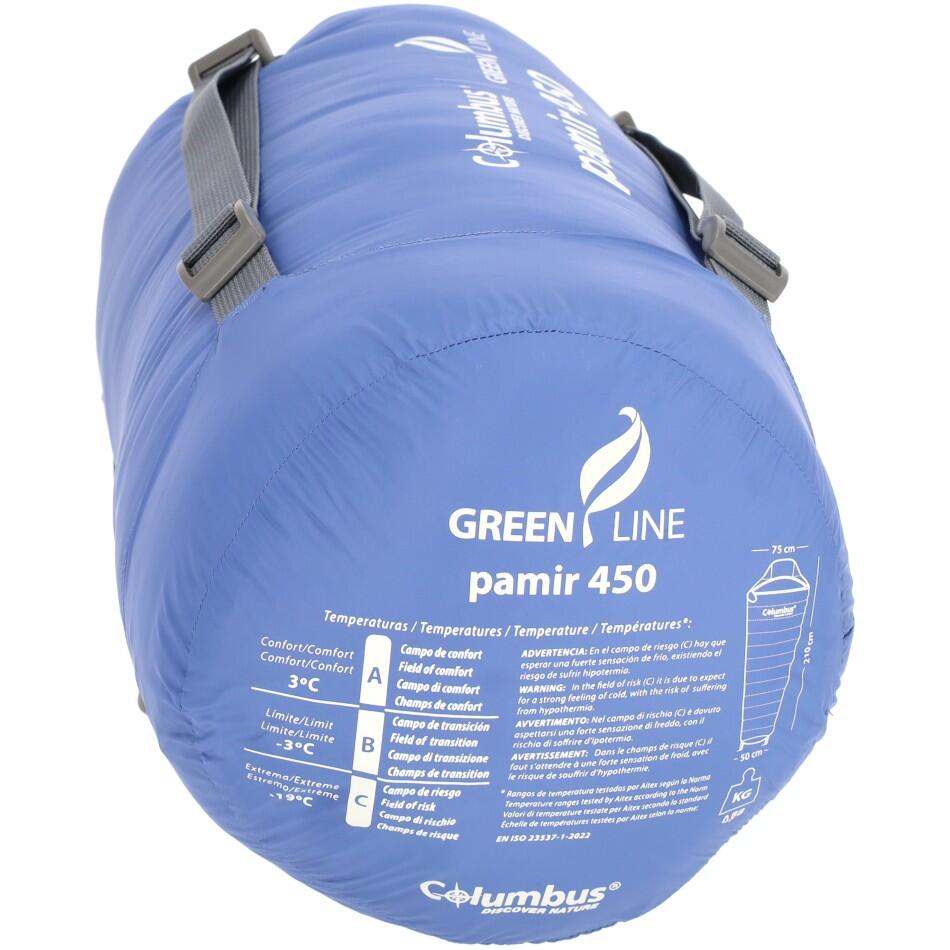 Saco de Dormir de Pluma Columbus Pamir 450 Azul 4/5