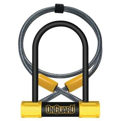 OnGuard Bulldog Mini DT U-Lock Bicycle Lock and Cable 1/2