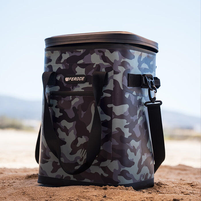 FEROCE Borsa frigo 18L Verde e Grigia