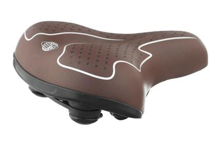 Siodełko ONYX Dark Brown Komfortowe Gel Elastomer