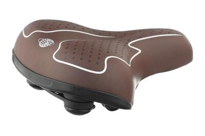 Onyx dark brown comfort gel elastomeer zadel