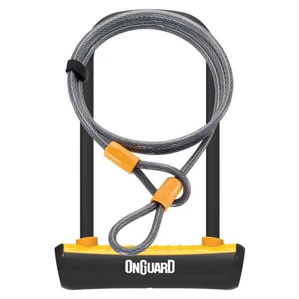 OnGuard Neon Series U-Lock DT Orange Bicycle Lock