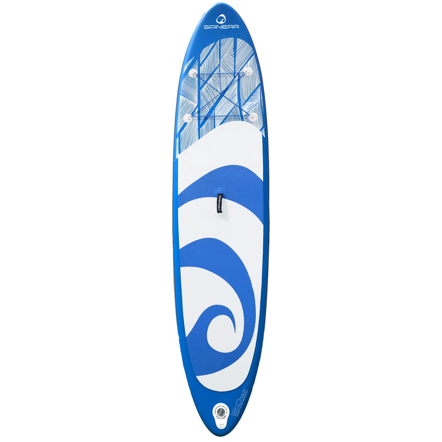 SPINERA Supventure 12'0" 20250 DLT SUP opblaasbaar board Blauw Wit 366 cm 3/7