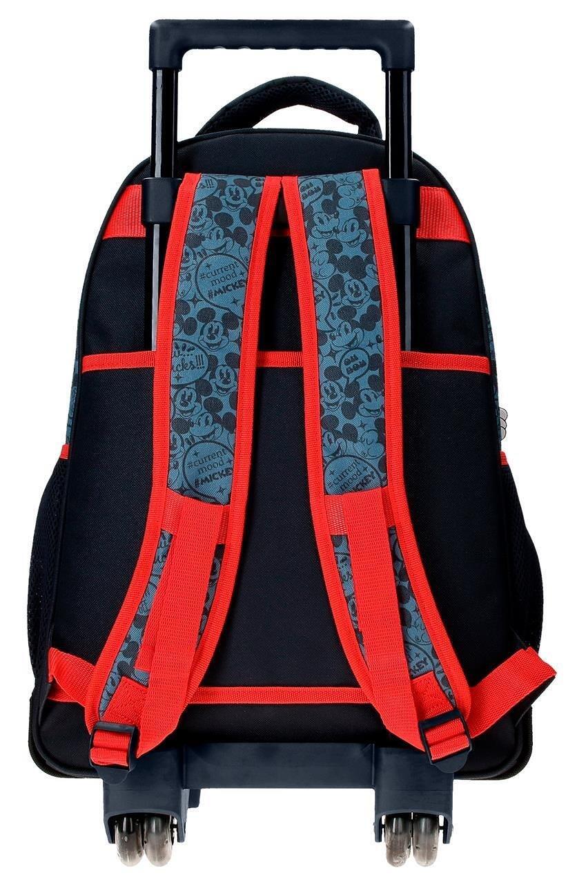Sac à dos à roulettes garçon Disney Mickey Get Moving 45cm rouge 2/3