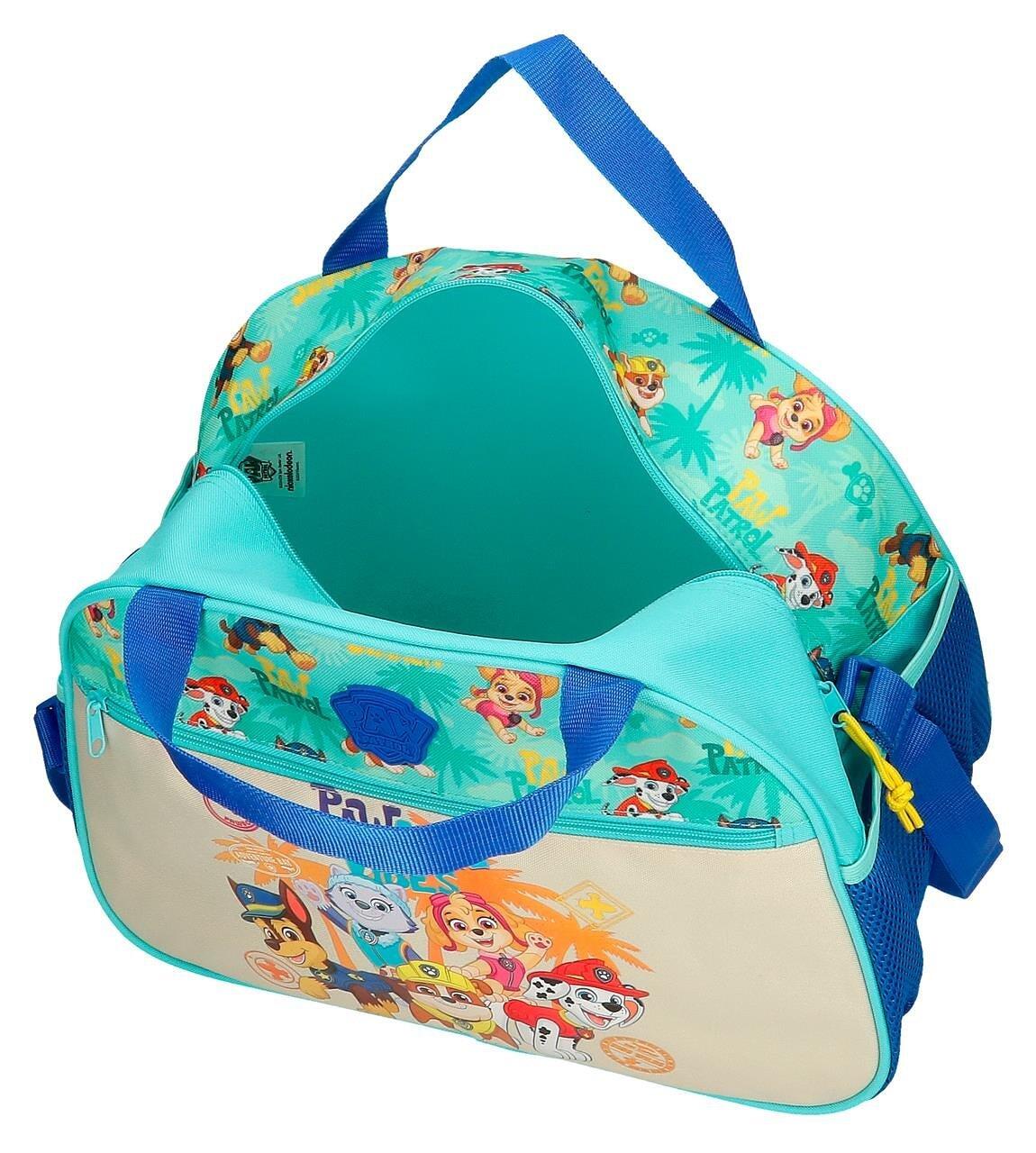 Borsa da viaggio ragazzo Nickelodeon Paw Patrol Pawsome Vibes 40cm turchese 3/4