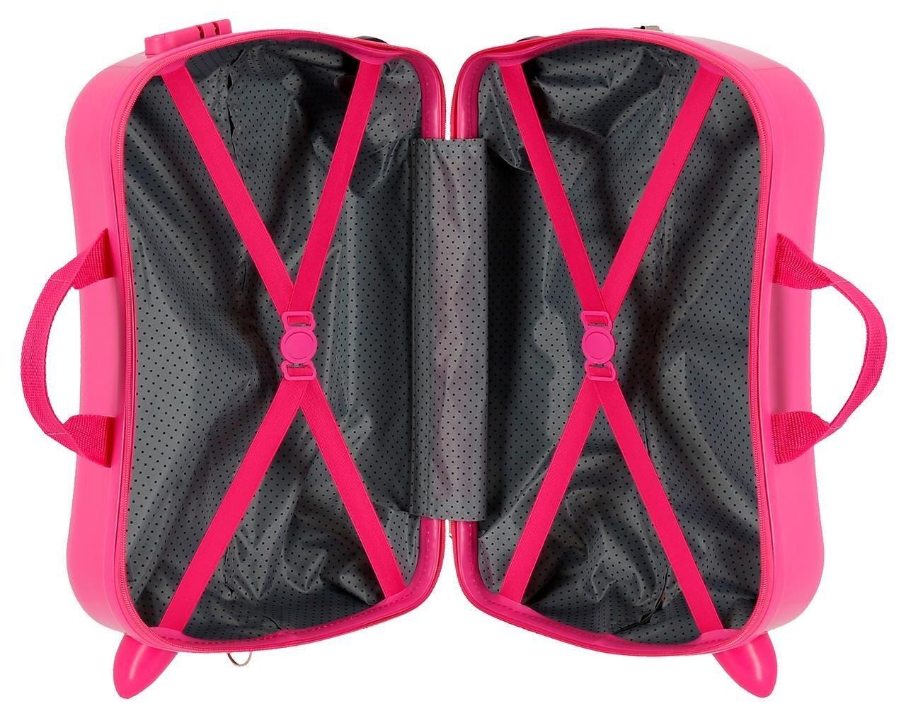 Maleta Infantil Disney Attitude princess Abs con capacidad de 38L fucsia 3/4