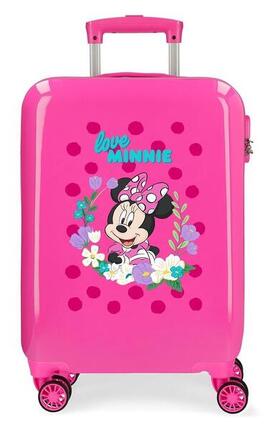 Valise cabine Disney Minnie golden days Abs avec une capacité de 34L turquoise
